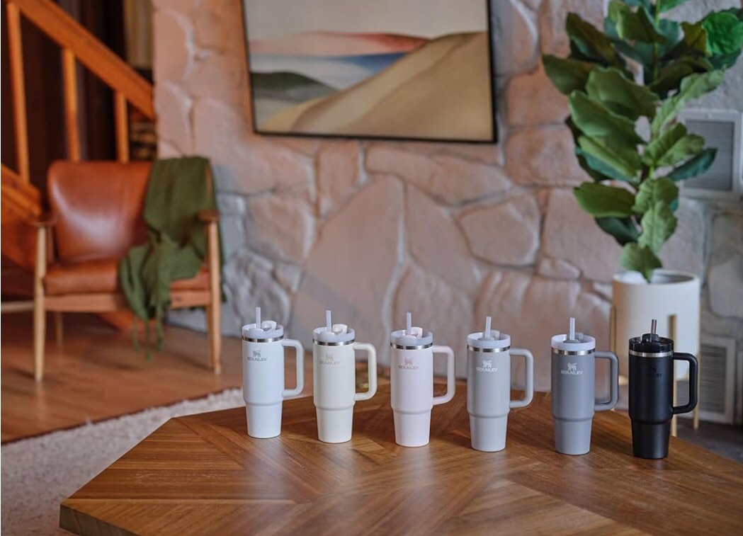 Stanley Quencher H2.0 FlowState Stainless Steel Vacuum Insulated Tumbler with Lid and Straw for Water, Iced Tea or Coffee, Smoothie and More, Frost,&nbsp;30oz